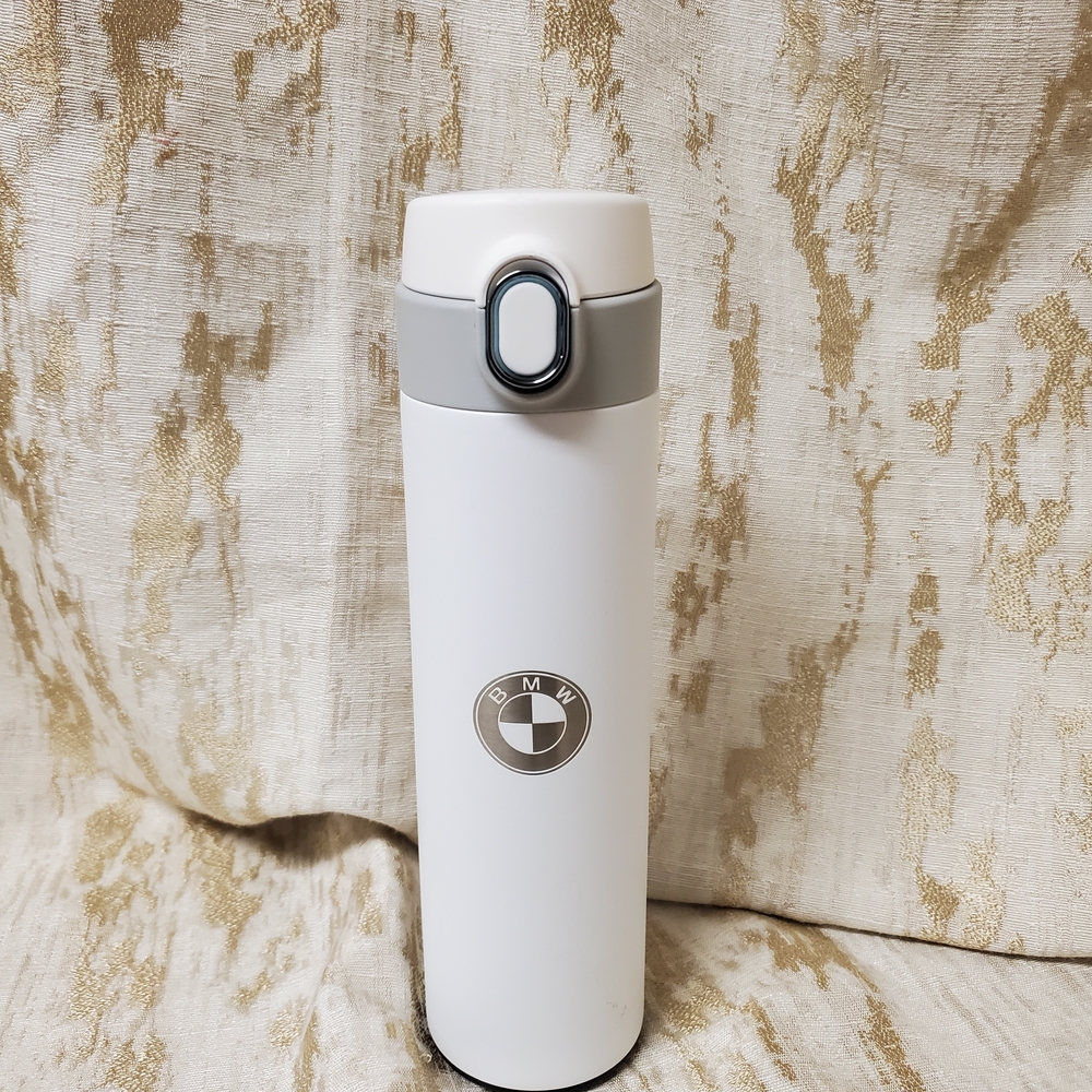 White BMW Travel Mug - Picture 2 of 10